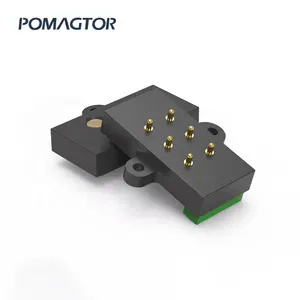 Manufacturer Supplier Charging Connector 6 Pin Magnetic Connector Toys Magnetic Pogo Pin Power Connector