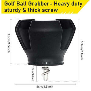 Venta al por mayor: Recogedor automático de bolas de golf con ventosa de goma, logotipo personalizado, universal, para putter, con agarre y protección para la espalda - Product Image 3