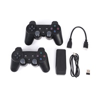 Console de jeux vidéo rétro 4K M8 Game Stick Lite 64 Go, prend en charge le système Android, 10000 jeux, 2 manettes sans fil, cadeau pour enfants