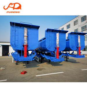 Semirremolque Volquete Trasero de 3 Ejes de Alta Capacidad de Carga, Semirremolques Volquete de Descarga Trasera, Remolque Volquete para Residuos de Minería - Product Image 5