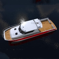 Conception professionnelle de bateau en alliage d'aluminium Disposition générale Bateau de pêche Conception de dessin 3D