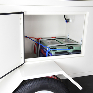 Remolque de vigilancia solar móvil Cámara CCTV CMOS PTZ Rotación de 360 grados Fácil instalación IP67 Seguridad impermeable al aire libre - Product Image 6