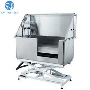 PAT PET Tech Stazione di Lavaggio Spa da 50" per Animali Domestici <span class=keywords><strong>Vasca</strong></span> Elettrica in Acciaio Inox per Toelettatura Cani - Product Image 1