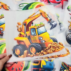 Impression par transfert thermique DTF en plastisol couleur pleine, motif <span class=keywords><strong>Spiderman</strong></span>, impression par transfert thermique à repasser pour vêtements de dessin animé - Product Image 3