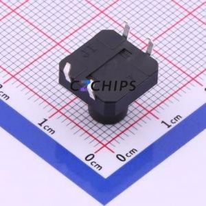 TC-1103-B-N Tactile Switch Through hole Component THT-4P,12x12mm Switch Single Pole Single Throw Round Button 1.6N Through Hole - Product Image 2