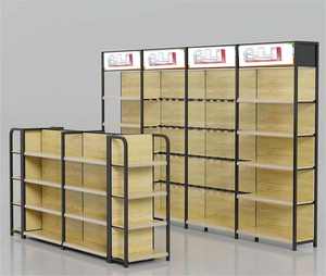 Soporte de exhibición de microblogging Estante de supermercado Metal ligero de doble cara Búsqueda de microblogging Mismo estante de productos - Product Image 5