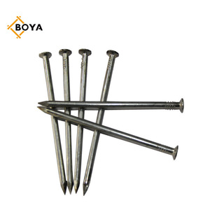 Haute qualité 2.5 pouces 2-1/2 prix par kg <span class=keywords><strong>fer</strong></span> inoxydable tête de gaufre clou commun dans un sac de 50 kg de fil d'acier d'usine - Product Image 5