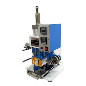 Pneumatic Leather Hot Foil Stamping Press Printer for Leather Paper Customized Printable Area Embossing Machine - Product Image 1