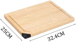 Planche à découper en bambou FSC en gros avec aiguiseur de couteaux intégré et rainure de récupération des jus à 360 degrés - Product Image 5