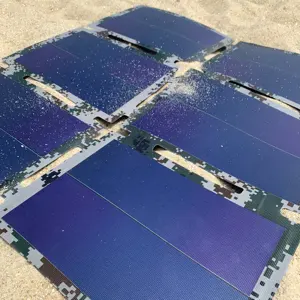 Carregador De Bateria Solar Portátil Impermeável De Filme Fino Carregamento Para Display LCD