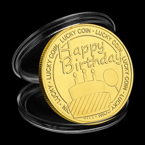Art Collection Gift Gold Plated Vintage <strong>Euro</strong> <strong>Coin</strong> Souvenir Challenge <strong>Coins</strong> Firefighter - Product Image 4