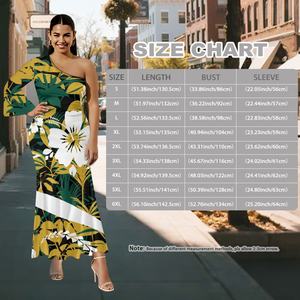 Kunden spezifische polynesische Stammes-Design Damen kleider Samoa Tattoo 6XL Overs ize Mermaid Ballkleid Ballkleid - Product Image 6