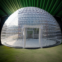Tentes gonflables transparentes imperméables de dôme de tente de partie d'igloo à vendre