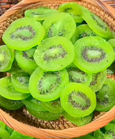 Tranches de kiwi séchées naturelles, pures, douces et sucrées de haute qualité en sirop, produit de séchage, collation chinoise, saveur sucrée, prix de gros