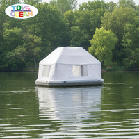 Tente de camping extérieure de haute qualité personnalisée en usine, tente flottante imperméable, maison de camping gonflable