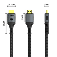 LinkJun personnalisé A452-1 16K HDMI 2.2 Câble Ultra HD UHD 96Gbps 60Hz Câble HDMI Compatible pour HDTV PC