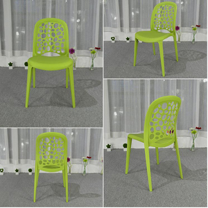 Silla de Jardín Nórdica Apilable, Económica y Colorida para Exteriores, Silla de Plástico Moderna para Cafetería - Product Image 5