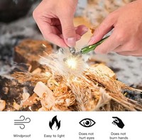 Bâtons allume-feu en fer, pierre à feu remplaçable, acier à feu, survie d'urgence, camping et randonnée, EDC