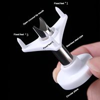 Perforateur de trous de noix de coco chaude grattoir de noix de coco en acier inoxydable avec trou de paille