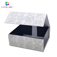 Boîtes pliables magnétiques en carton personnalisables de luxe, fabriquées à la main, emballées à plat, pour cadeaux