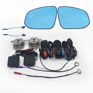 Retrovisor lateral para toyota cooler rav 4 iv, espelho retrovisor, vidro azul, lente com detecção de ponto cego, atende à detecção de manchas, antirreflexo, 2016-2021
