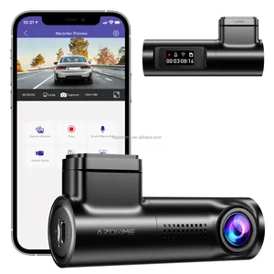 מצלמת דש AZDOME M330 תומכת בבקרת קול בזמן דלי חניה מצב זיהוי תנועה מעקב GPS באמצעות אפליקציה מקליט באיכות גבוהה