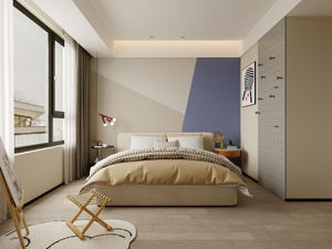 Nexus Cosy Warm Contemporary Minimalist Bedroom <span class=keywords><strong>Concept</strong></span> de rendu 3D Plan d'étage intérieur entièrement moderne pour villa - Product Image 4