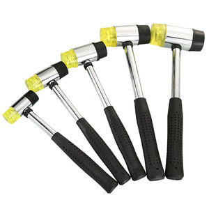 Rubber Mallets Set 5Pcs Round Head Anti Slip Handle Shockproof For Flooring DIY Repair Tools - Product Image 1