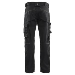 BLAKLADER - 175118329900C54 Pantalon Craftsman avec stretch Noir-PANTALON DE TRAVAIL EAN 7330509923757 PANTALON DE TRAVAIL EN DENIM - Product Image 2