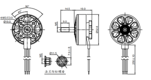2807 1300KV Surpass Brushless Moteur pour Drone Rc FPV <span class=keywords><strong>Mini</strong></span> Hélicoptère Quadcopter Rc Drone Avec Caméra FPV Drone Accessoires - Product Image 3