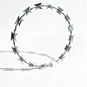 Mercato del sud America acciaio inossidabile 500m 25kgs/roll calibro 15 16 filo spinato zincato a caldo barriera per recinzione a bobina - Product Image 3