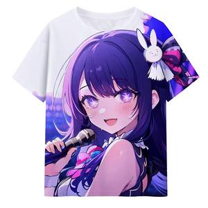 Camiseta impresa en 3D, disfraz de cosplay de manga corta de poliéster, talla para adultos - Product Image 1