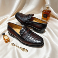 Mocassins Confortables et Respirants pour Hommes 2026 – Chaussures Décontractées en Cuir Souple Légères à Enfiler pour l'Été – Idéales pour la Conduite