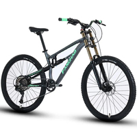 Directement de l'usine |   VTT de descente en alliage d'aluminium haute résistance 26/29 pouces - Vélo tout-terrain professionnel 21 vitesses conforme à la norme EN15194