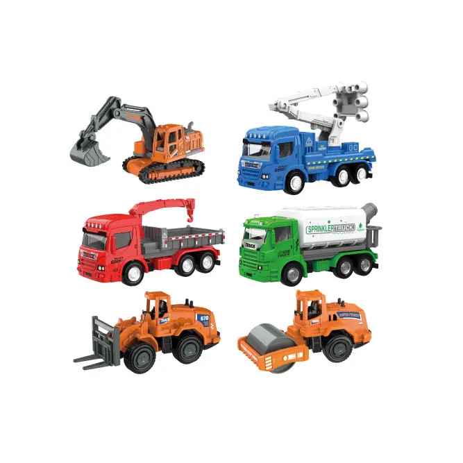 Inşaat kamyonu alaşım mühendislik diecast oyuncak araç metal araba oyuncak seti die cast metal döküm model arabalar çocuklar için