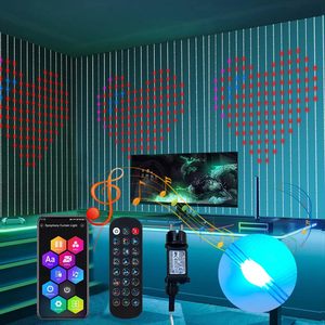 Cortina de Luces de Hadas de 400 LEDs con Control por APP, Píxeles RGB Inteligentes Programables para Fiestas y Festivales, Cortina de Luces <span class=keywords><strong>LED</strong></span> Inteligentes de Navidad - Product Image 3
