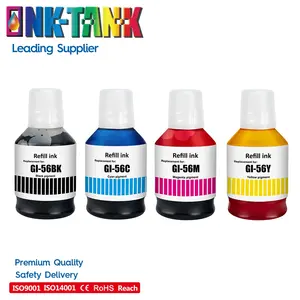 INK-TANK GI-56 GI 56 GI56 Canon GX6050GX7050プリンター用プレミアムカラー互換ボトル水性詰め替えインク