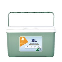 Glacière isotherme en PVC de 8 litres, portable, pour voiture et extérieur, compacte, pour vin, vaccins et conservation du lait maternel