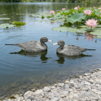 Canard gris flottant en plastique réaliste pour la chasse en extérieur, leurre 43x20x20cm, décoration pour jardin, piscine, lac, canard mâle DaQin