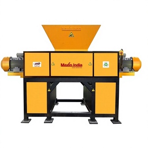 Trituradora de RDF Avanzada de Doble Eje, Semiautomática, Eléctrica, Estructura de Acero Suave, Máquina para Triturar Residuos Plásticos - Product Image 1