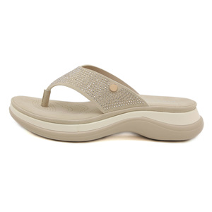 Sandales compensées pour femmes en gros à bas prix, nouveau design, effet rehausseur, sandales de plage, antidérapantes, respirantes, souples, tendance - Product Image 5