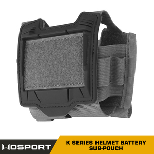 WOSPORT 500D Nylon <span class=keywords><strong>Serie</strong></span> K Bolsa para casco Batería para casco Paquete de casco Accesorios de caza Casco Batería Sub-bolsa - Product Image 6
