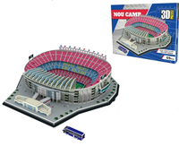 Puzzles 3D en papier DIY des stades Azteca, Old Trafford, Nou Camp – Jouet promotionnel pour entreprise, modèle de stade de football à assembler