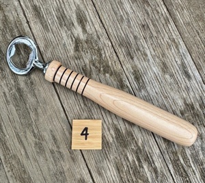 Ensemble tire-bouchon à vin personnalisé, ouvre-bouteille en cuir, ouvre-bouteille en bois massif tourné à la <span class=keywords><strong>main</strong></span>, ouvre-bouteille en forme de batte de baseball, gravure gratuite offerte - Product Image 6