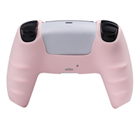 Funda de Silicona Delgada para el Control de PS5, Cubierta Protectora con Orificio Grande para Carga, para PlayStation 5, Funda Doble de Silicona
