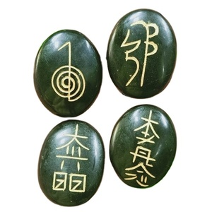 Juego de Reiki Usui de ágata negra de alta calidad de New Star Agate, artesanías de piedra semipreciosa disponibles al por mayor - Product Image 1