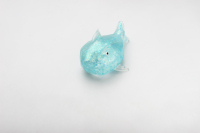 Jouet Squishy en Maltose Scintillant à Facettes Taillées Diamantées, Animaux Grenouille, Baleine, Requin, Canard, Unisexe