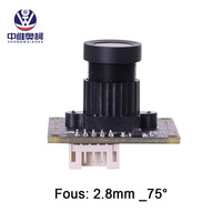 Módulo de Cámara Mini HD USB UVC de 1MP H65 con Sensor CMOS de 2.8mm 75 1/3\", 30fps, Sin Controlador, para Reconocimiento Facial