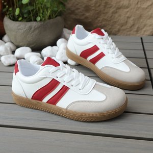 Zapatillas Deportivas Casuales Estilo Universitario para Mujer, con Cordones Delanteros y Suela Gruesa, <span class=keywords><strong>Zapatos</strong></span> Cómodos para Caminar con Múltiples Opciones de Color - Product Image 4