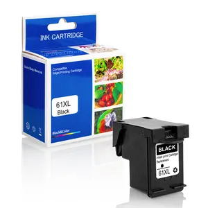 Ocbestjet 61 61XL Número Cartuchos de tinta preta para HP Deskjet 1000 (J110a) 1050 1051 1055 2000 (J210a) Impressora jato de tinta